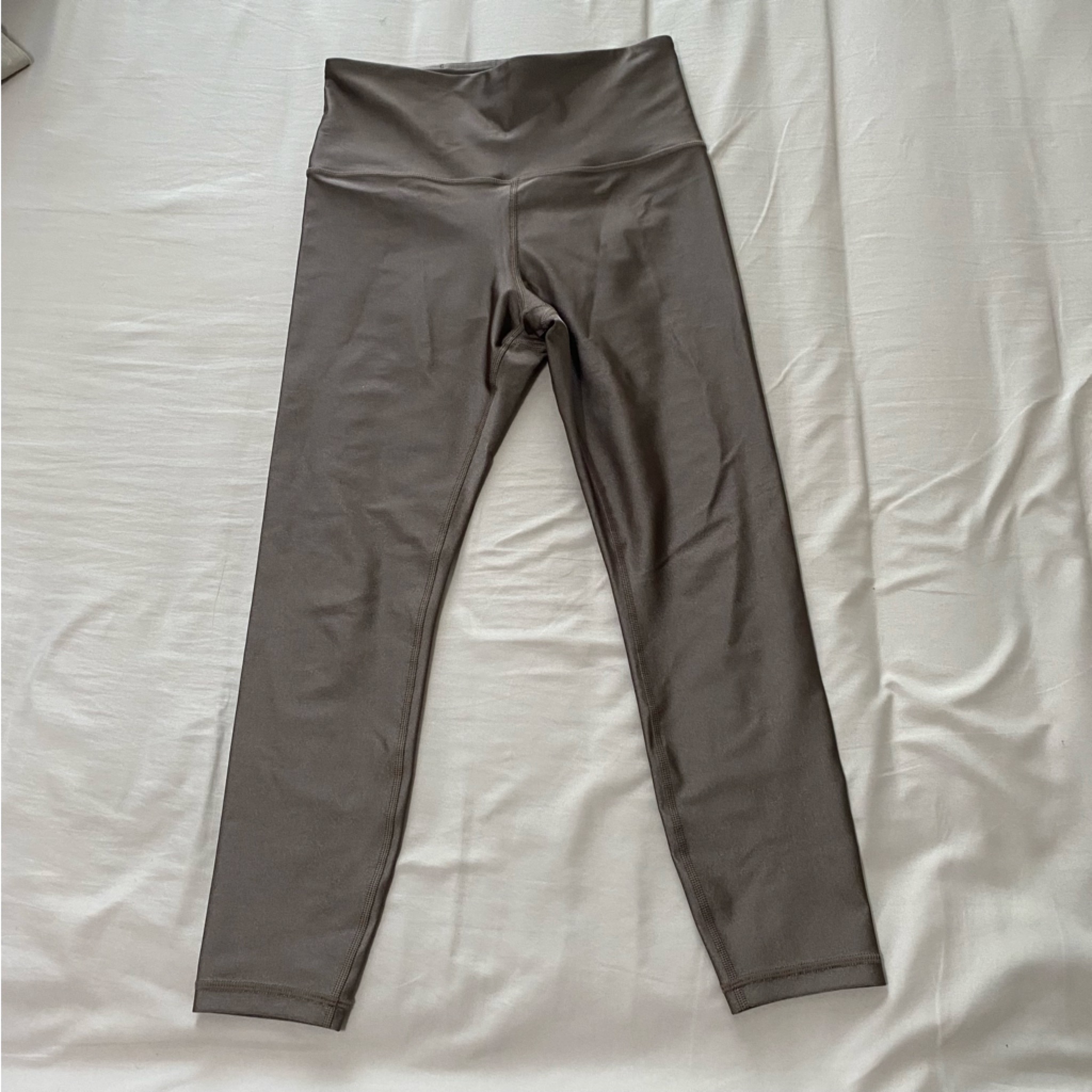 Nwot Athleta Shinny Brown High-Waisted Leggings Never Wear